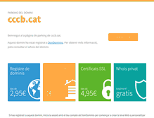 Tablet Screenshot of cccb.cat